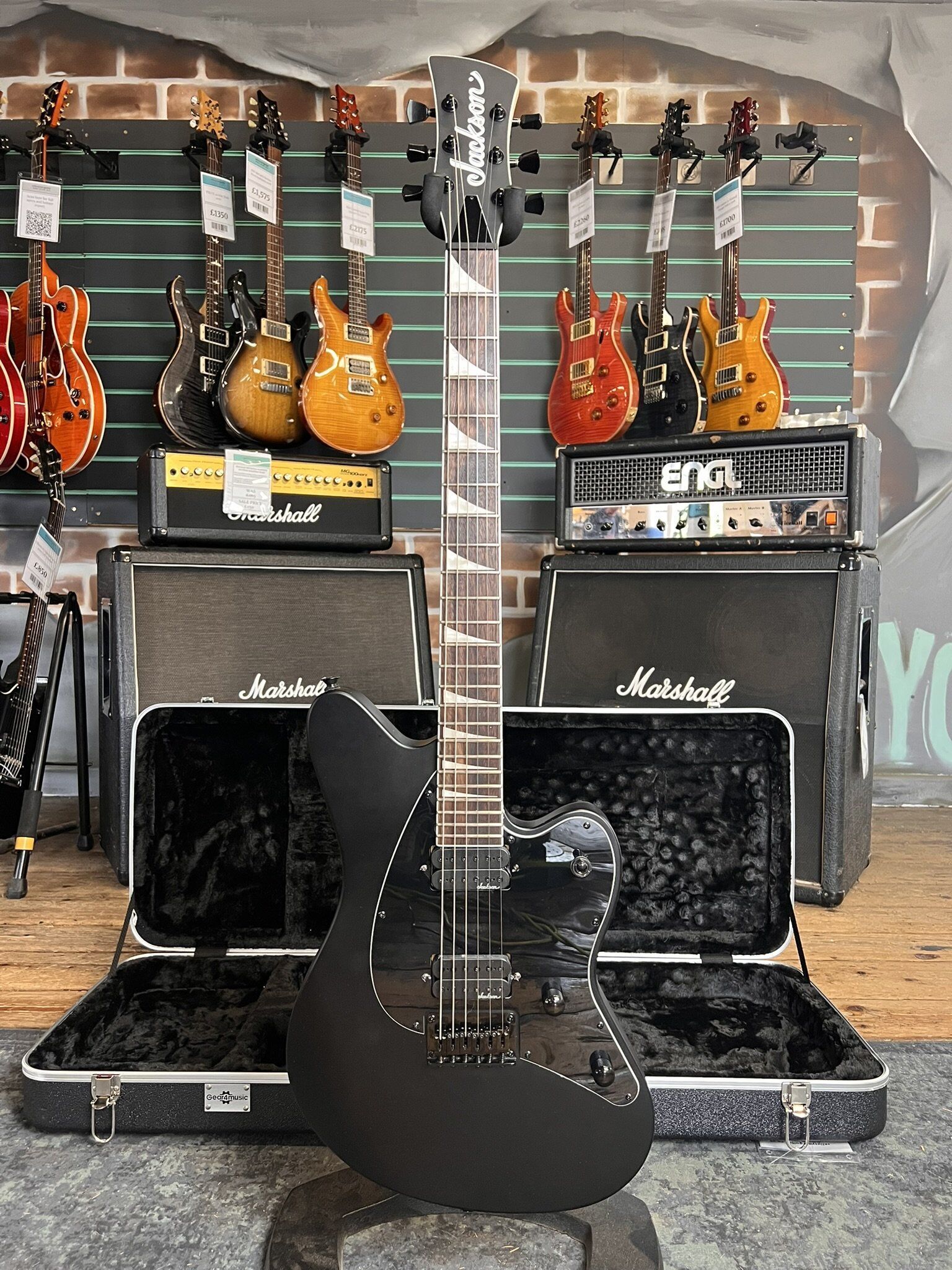 Jackson X Series Surfcaster 2025 Satin Black Electric Guitar   Satin Black - Refurbished