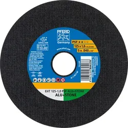 Trennscheibe EHT 125x1,0x22,23 mm gerade Uni.-Linie PSF ALU+STONE für Alu/NE-Met./Stein/PVC