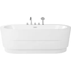 BADEWANNE FREISTEHEND 80x170x60 cm weiß Empresa