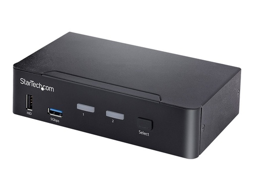 StarTech.com 2 Port USB C KVM Switch, KVM Umschalter (SV231DPUCA)
