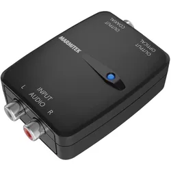 Marmitek Connect AD12 Audio Converter, Stereo / Digital, PCM, Audio Adapter, Schwarz
