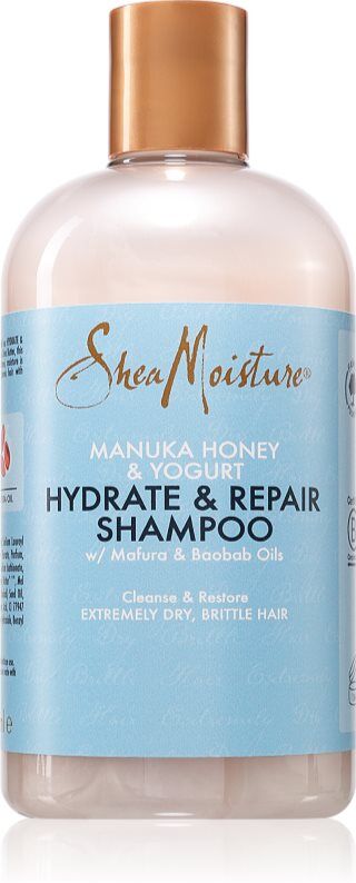 Shea Moisture Manuka Honey & Yogurt Shampoo shampoing hydratant pour cheveux secs 384 ml