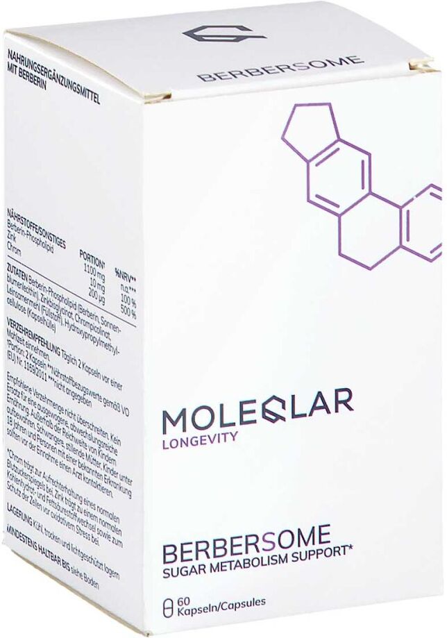 Moleqlar Berberine Mineral-Complex Kapseln
