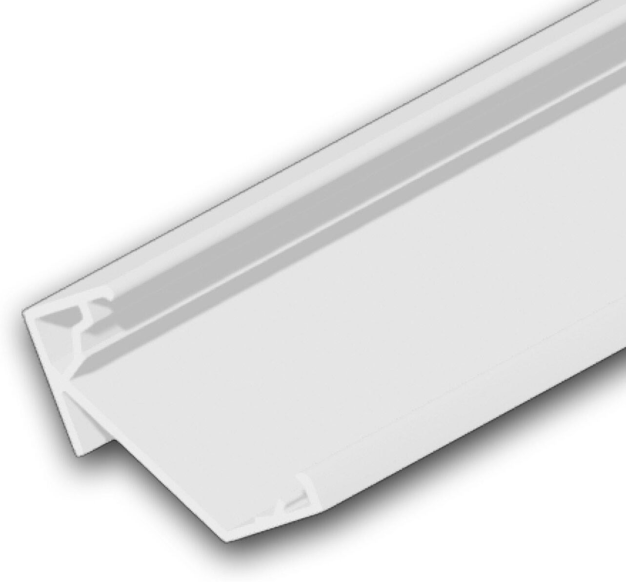 Isoled Led Eckprofil Corner18 Aluminium Weiß Ral9003, 200cm