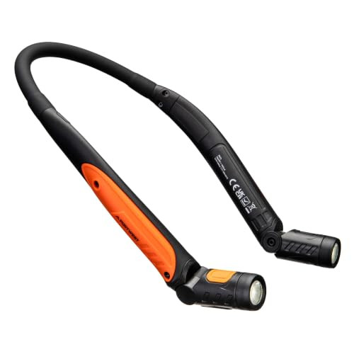 Portwest Oplaadbare LED-halslamp via USB - Zwart/Oranje