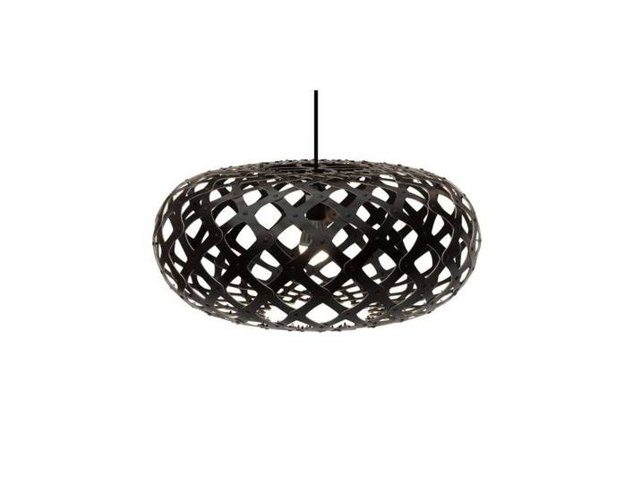 Kina Pendelleuchte Ø 60 cm Schwarz - David Trubridge - Wohnzimmer - Bambus