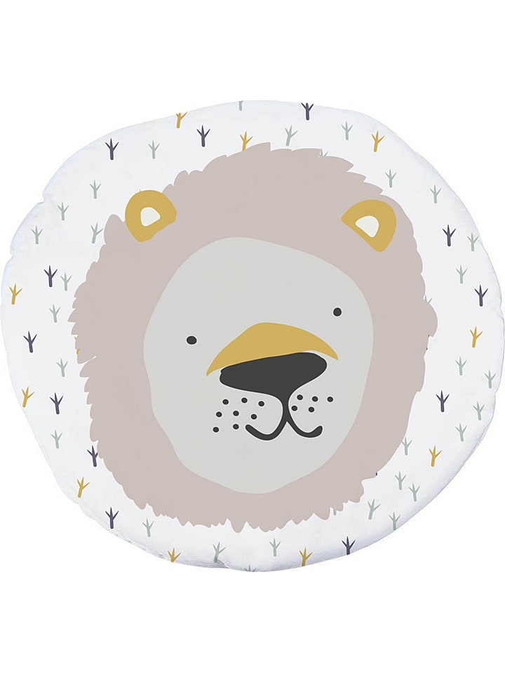 The Wild Hug Teppich "Lion" in Beige/ Gelb - Ø 120 cm - onesize