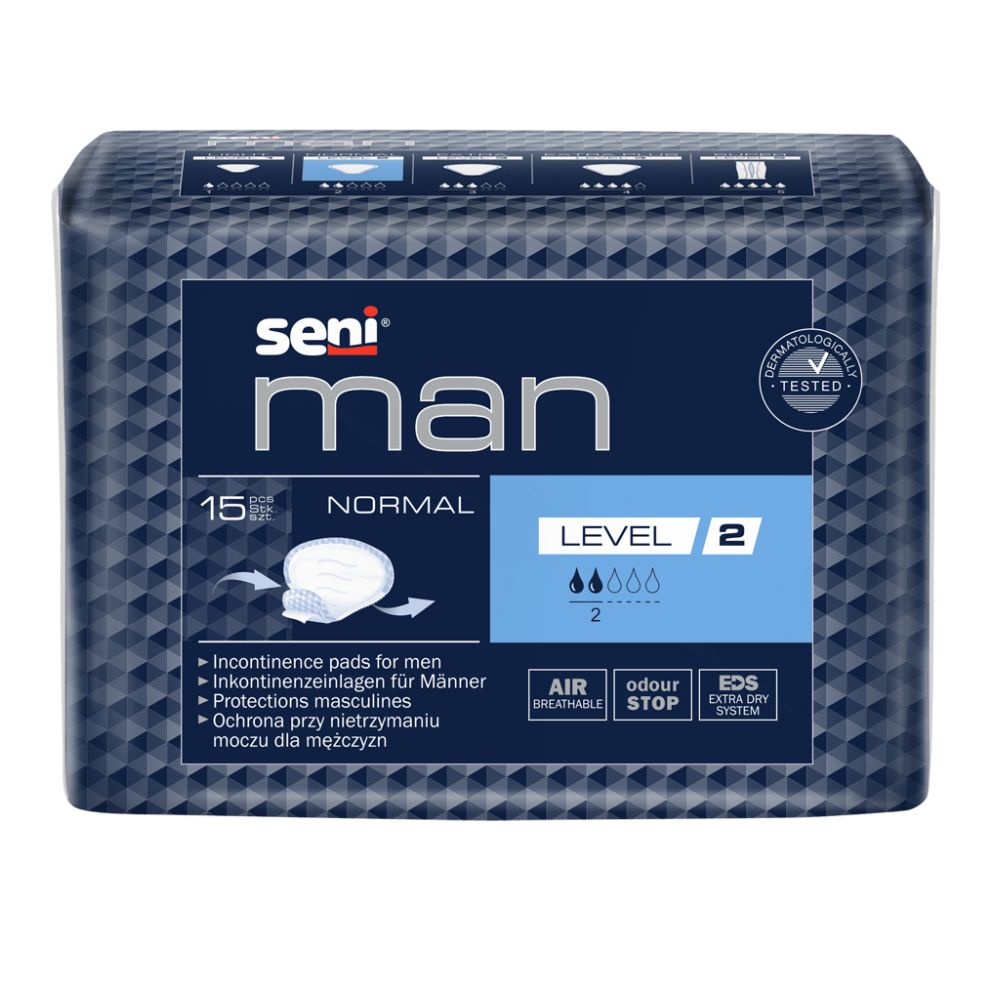 Seni Man Inkontinenzeinlage normal Level 2 15 St Kombipackung