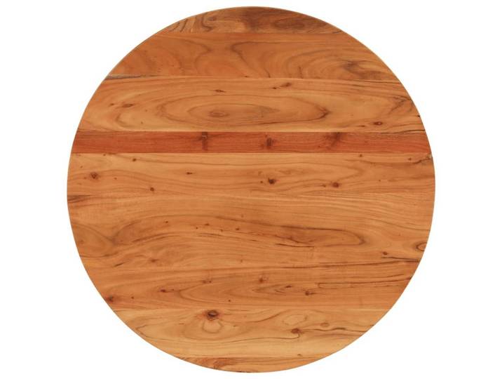 vidaXL Tischplatte vidaXL Tischplatte Ø70x3,8 cm Rund Massivholz Akazie