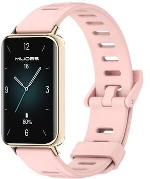 Everyday Crate MIJOBS Honor Band 10 Watch Band Breathable TPU Watch Strap For Honor Band 10 9 Adjustable Replacement Band pink Light Gold