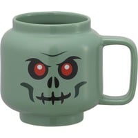 LEGO Keramiktasse Grünes Skelett, klein graugrün