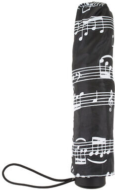 Anka Verlag Mini Umbrella Black/White noir avec partitions blanches