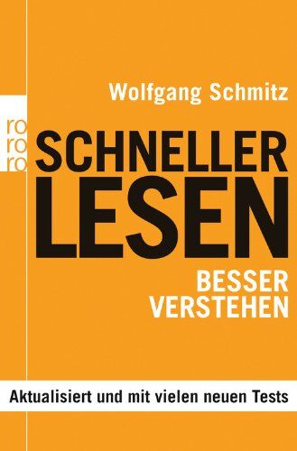 Wolfgang Schmitz - Schneller lesen - besser verstehen - Preis vom 12.10.2026 11:37:12 h