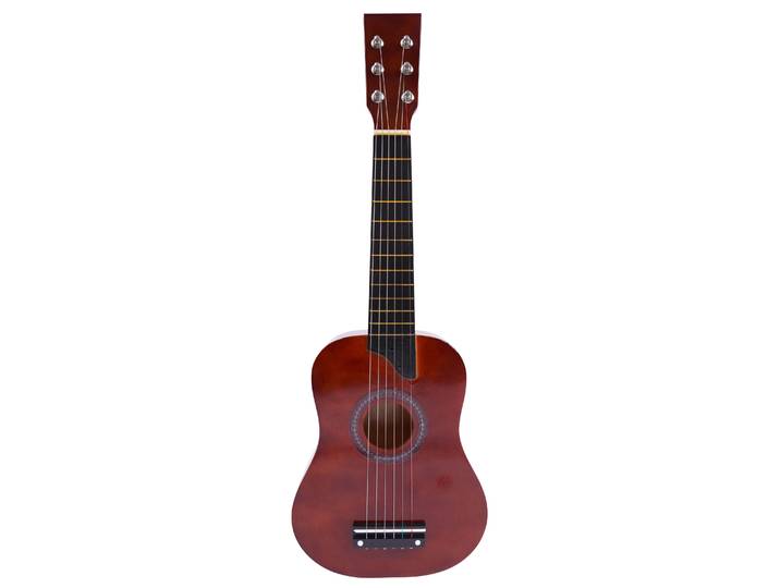 Kindergitarre akustisch braun