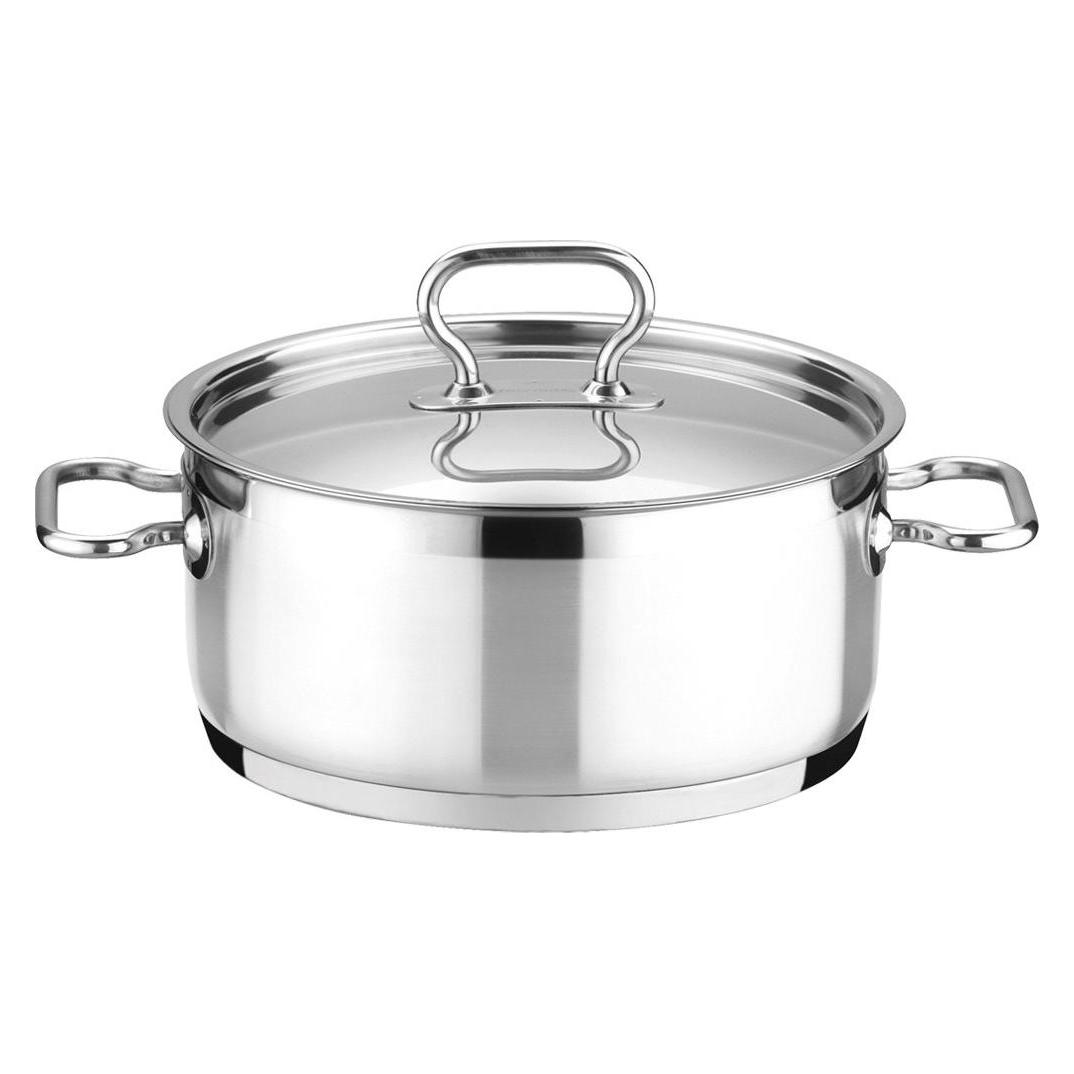 Tescoma Kasserolle HOME PROFI mit Deckel ø 24 cm, 5,0 l (Stielkasserolle) (66493110)