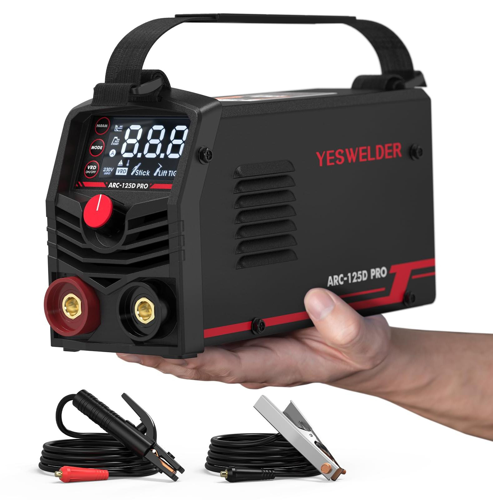 Selius Mini Elektroden Lasapparaat 125A Draagbare MMA Inverter