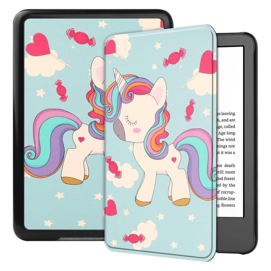 Cover-Discount Kindle 2022 (6.0 / 11.Gen.) - Schutzhülle Etui Einhorn (Amazon Kindle 2022) (660201818E)