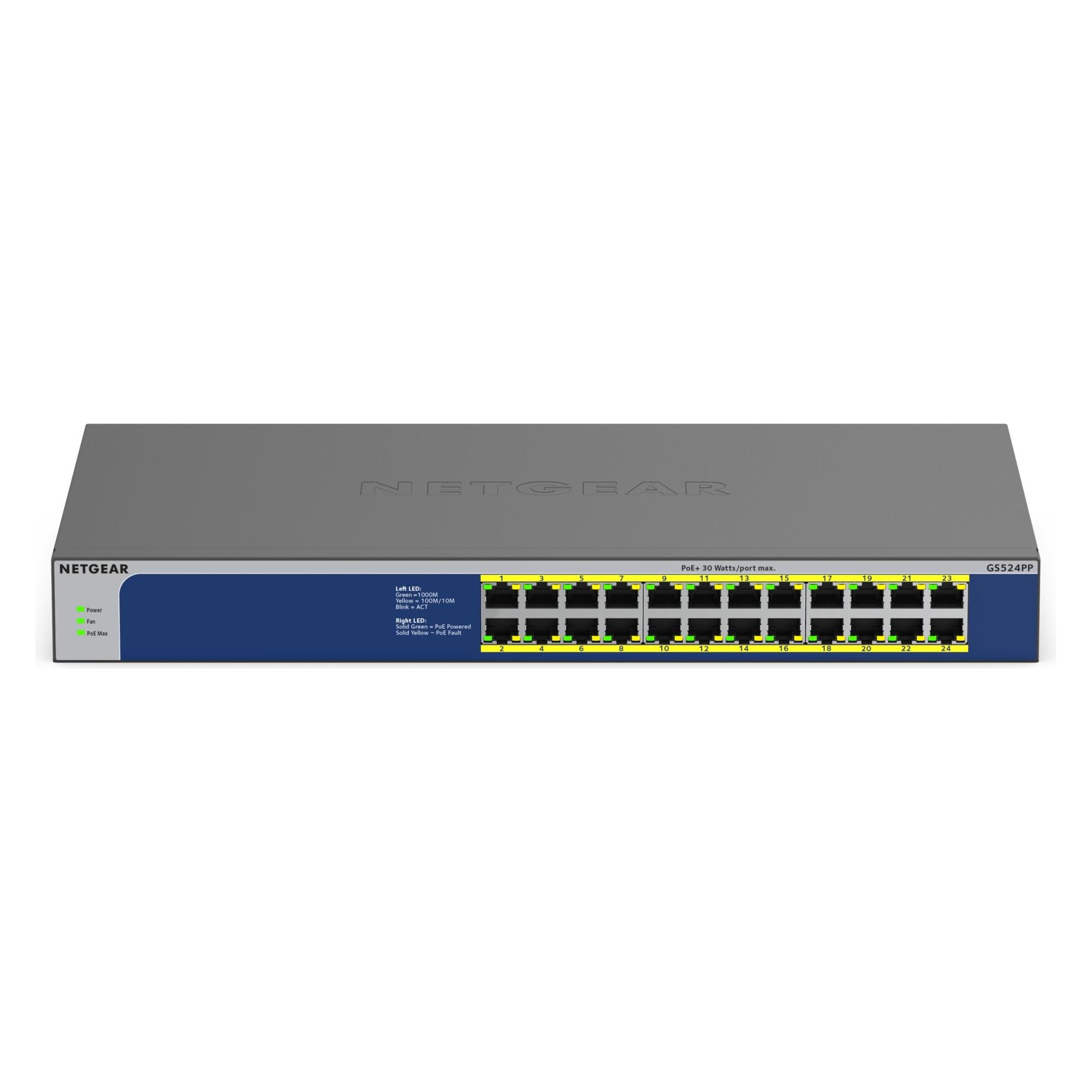 Netgear GS524PP (24 Ports) (GS524PP-100EUS)