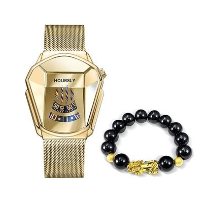 Luxus Herren Quarz Uhr Stunden Trend Coole Herren Armbanduhr Edelstahl Technologie Mode Quarz Armbanduhr Geschenk für Männer Relogio Masculino