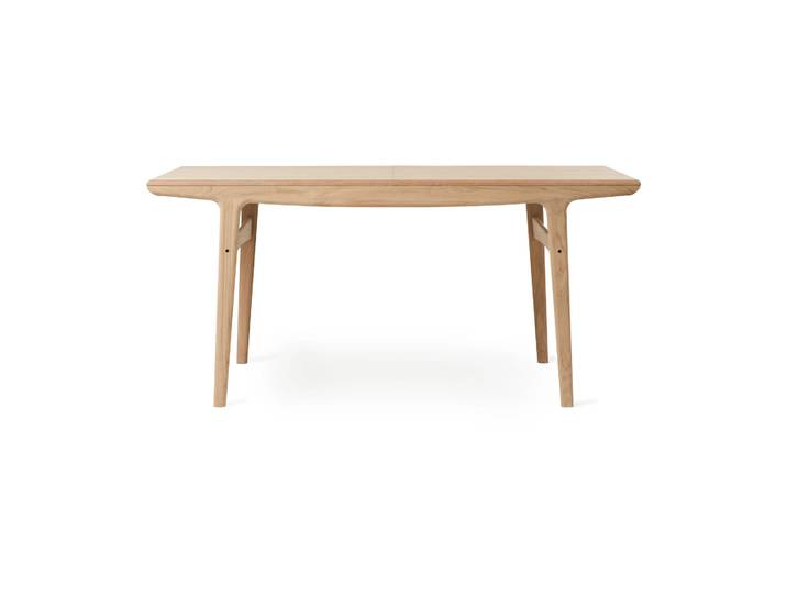 Warm Nordic Evermore Esstisch inkl. 2 Einlegeplatten á 45 cm Natürliches Eichenholz, 160 cm