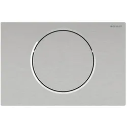 Geberit WC-Steuerung 115867SN6 Netzbetrieb, 1-Mengen-Spülung, für Stützklappgriff, Funk, Edelstahl gebürstet