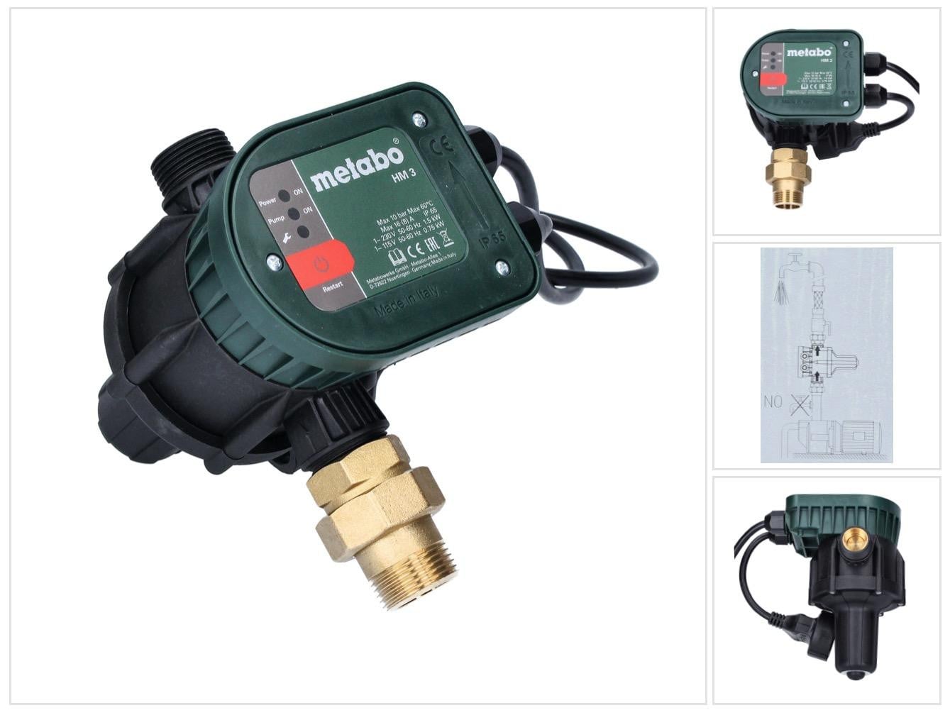 Metabo HM 3 Hydromat 10 bar IP 65 voor het ombouwen van een tuinpomp tot huiswaterautomaat voor diepe putten en dompelpompen