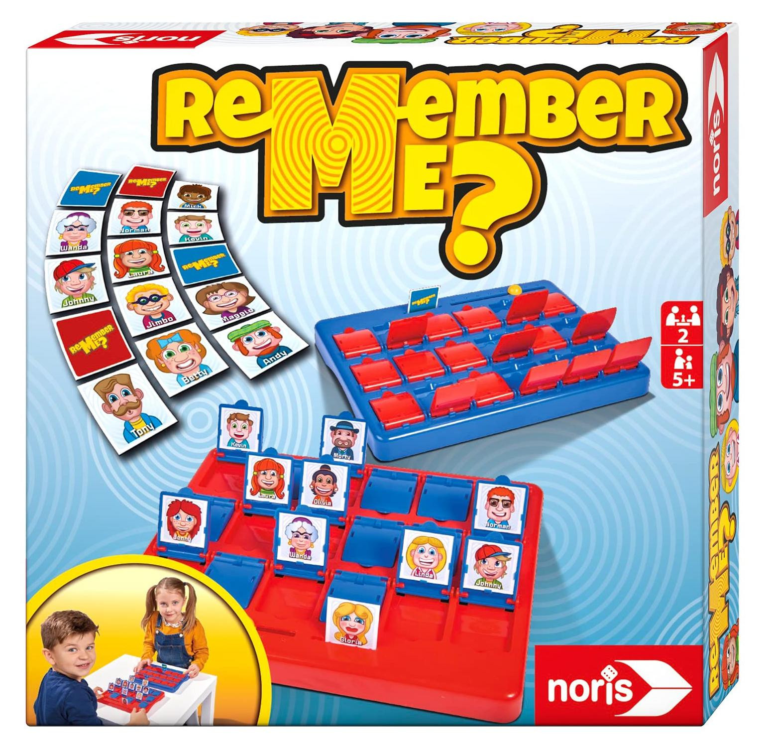 Noris Remember Me grappig raadspel met 18 verschillende personages
