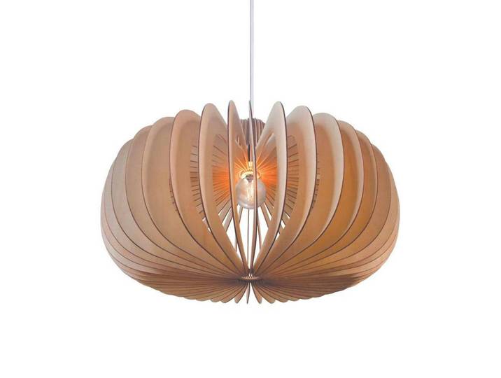 Nordlux Holz Hängelampe Hazo, dimmbar, für Wohn- / Esszimmer, Holz, Skandinavisch, Pendelleuchte