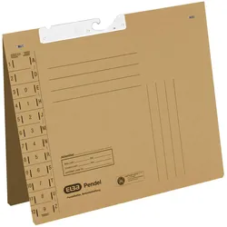 ELBA Pendelhefter DIN A4 naturbraun
