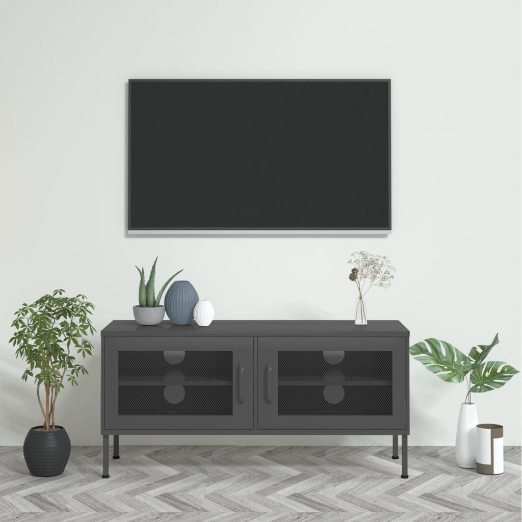 Ebern Designs Caleyah TV Stand for TVs up to 43" Grey 43"