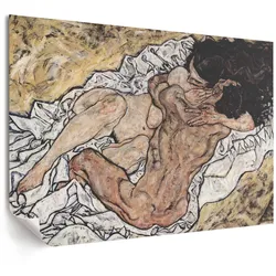 POSTER - 42x29 cm (A3) - Egon Schiele - Umarmen