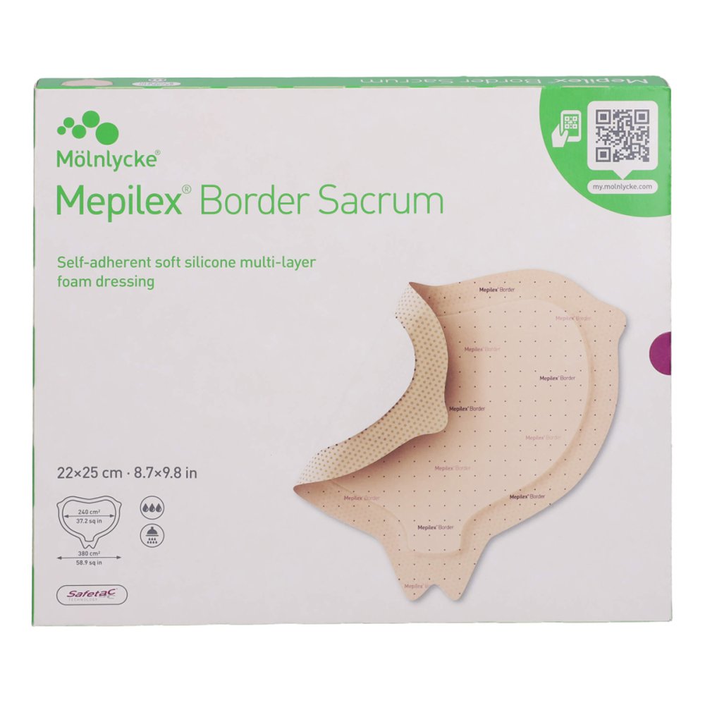 Mölnlycke Health Care GmbH Mepilex Border Sacrum Schaumverb.22x25 Cm Steril 17871472