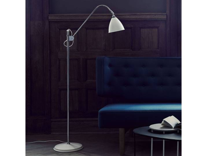 Design vloerlamp Bestlite, wit / opaal, Woon-/ Eetkamer, metaal, Design, vloerlamp