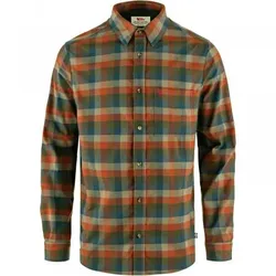Lappland Stretch Flannel Shirt M Herren (Laurel Green-Autumn Leaf), Laurel Green-Autumn Leaf, 2XL