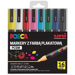 Mitsubishi, Marker, Plakatmarker PC-5M 16 Farben