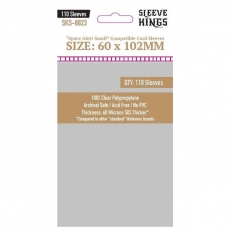 Sleeve Kings Space Alert Small Compatible Card Sleeves (110 Stück) 60x102mm - 8823 - Kartenhüllen 293246