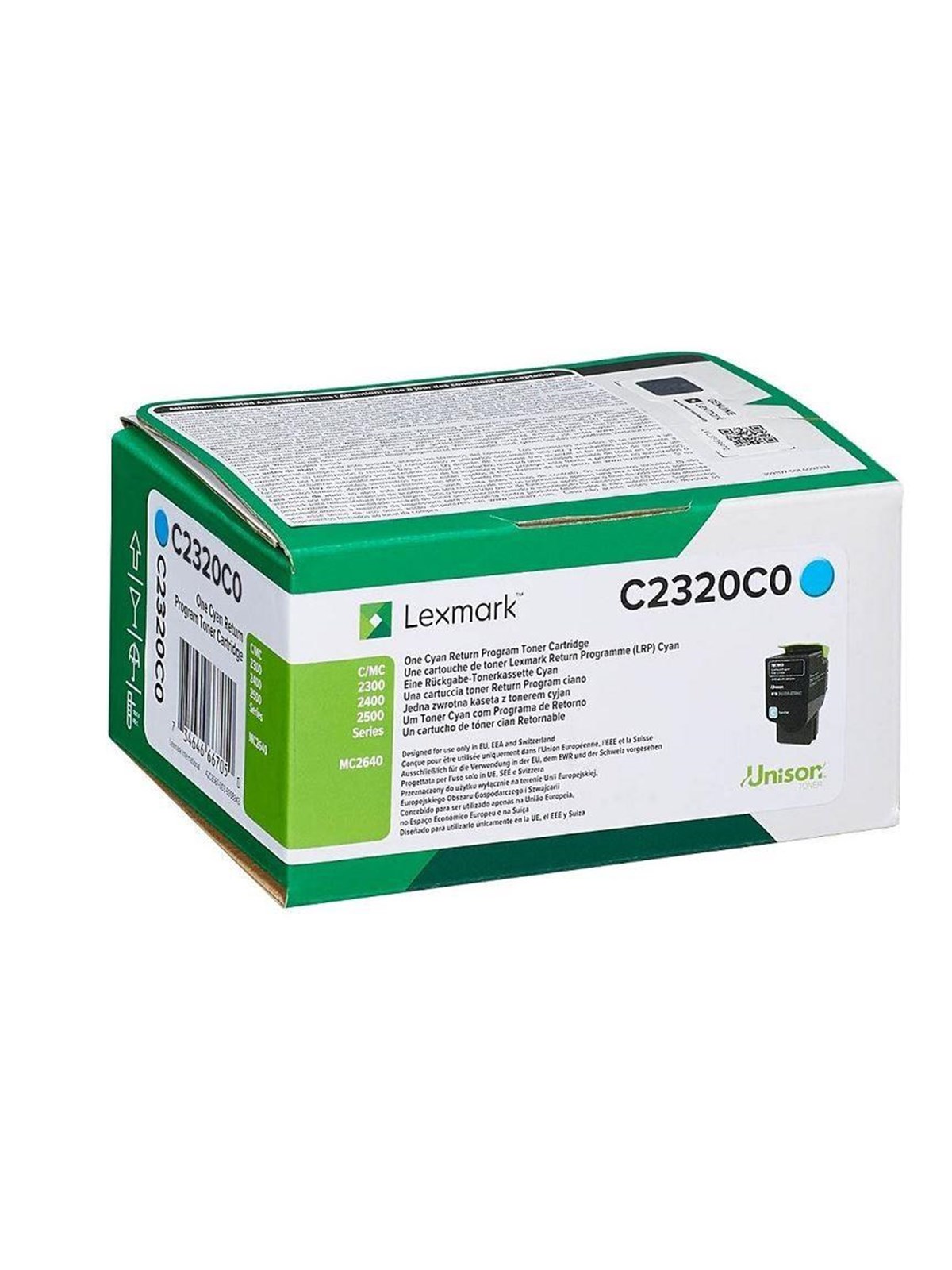 Lexmark C2320C0 / Cyan Return Program Toner