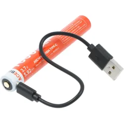 AceBeam, Taschenlampe, Taktische LED-Taschenlampe TAC 2AA, 1'600 Lumen (inkl. Akku) (14.99 cm, 1400 lm)