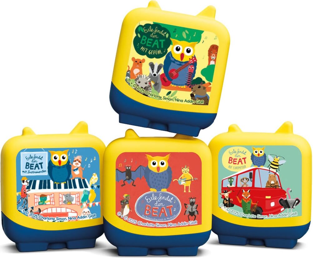TONIES Hörspielfigur "Eule findet den Beat (Set)", bunt, Hörspiele, Hörspielfigur bunt Einheitsgröße