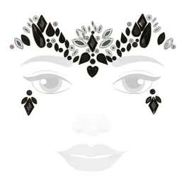 Face-Art-Tattoo "Dark Queen"