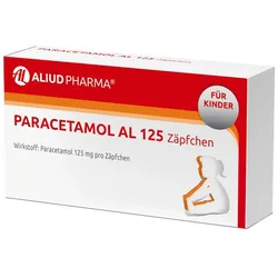 PARACETAMOL AL 125 Zäpfchen 10 St