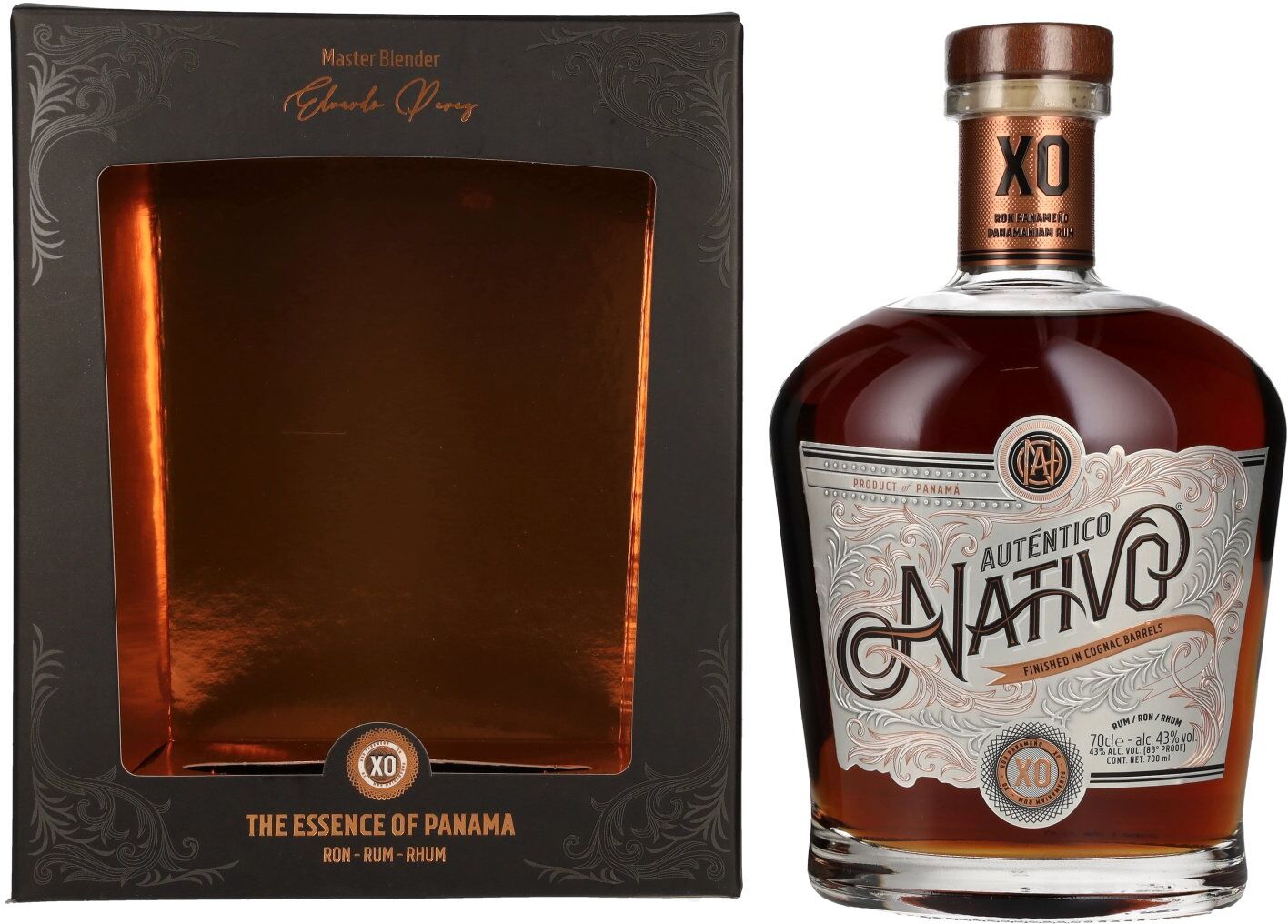 Nativo Rum Auténtico Nativo XO Cognac Barrels Finish 43% Vol. 0,7l in Geschenkbox