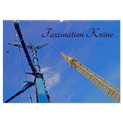 Faszination Kräne (Wandkalender 2027 DIN A2 quer), CALVENDO Monatskalender