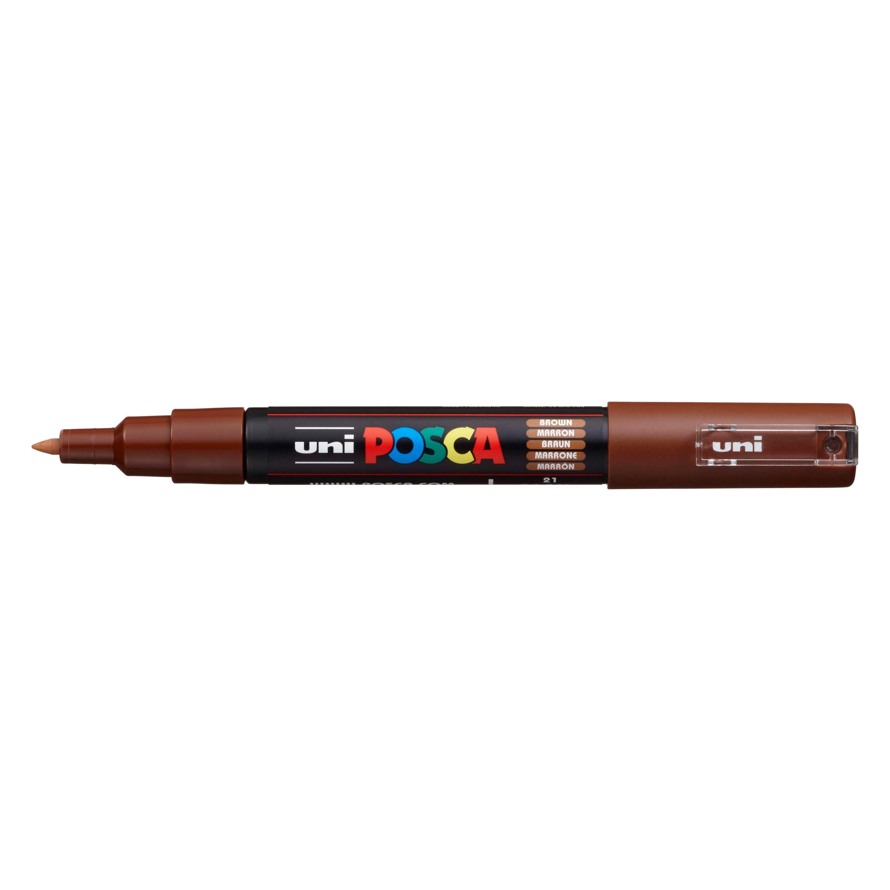 Posca Extra Fine Marker PC-1M (1x) (PC-1M BROWN) Mindestbestellmenge: 6 Stück