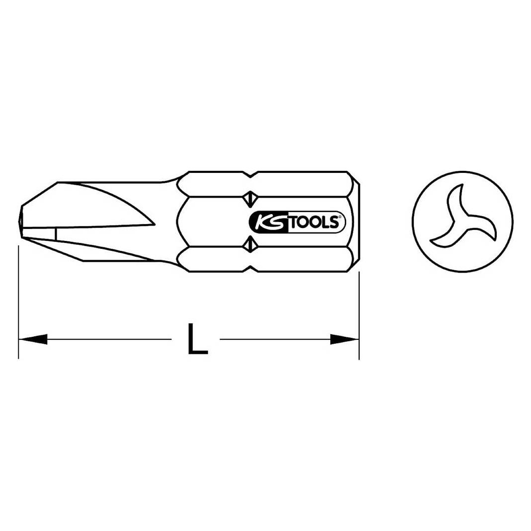 KS Tools 911.3630 (Tri-Wing) (911.3630)