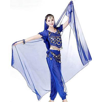 Leichtes Chiffon-Handtuch, Bauchtanz-Kostüm, Outfit, Hüfttuch, Schal, Schleier (nur Schal)