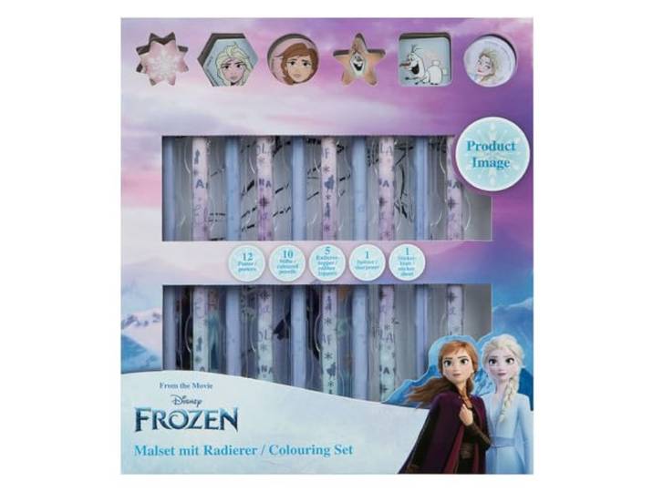 Kleurset met Gummen Frozen, 29dlg.