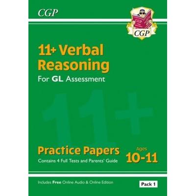 11+ GL Verbal Reasoning Practice Papers: Ages 10-11 - Pack 1 (with Parents' Guide & Online Ed), Taschenbuch von Cgp Books, CGP Books,