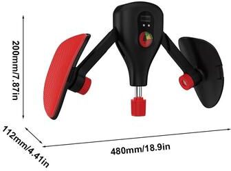 Uplifted Goods Adjustable Pelvic Floor Muscle Trainer With Built In Counter For Home Kegel Exercise black