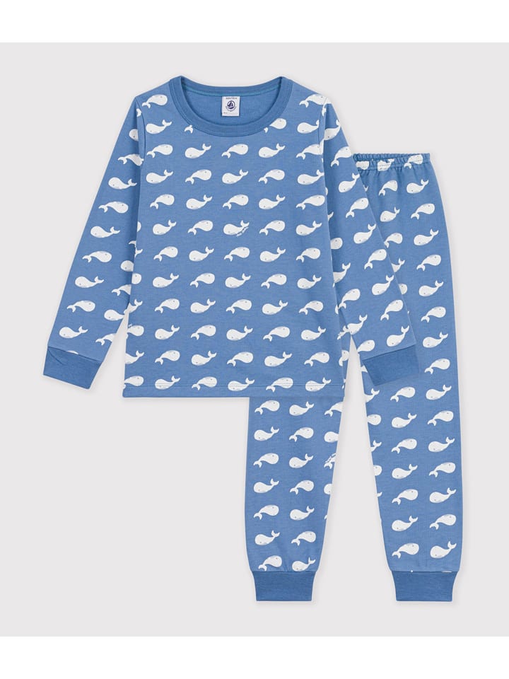 PETIT BATEAU Pyjama in Blau - 86